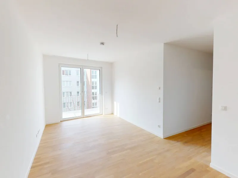 Große 2-Zimmer-Wohnung mit Balkon und Einbauküche im Neubauquartier 'Ferdinands Garden' — photo 1